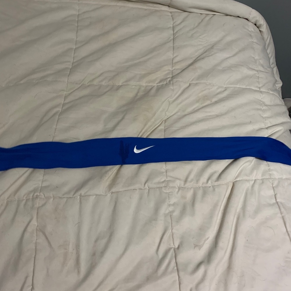 blue nike wrap headband